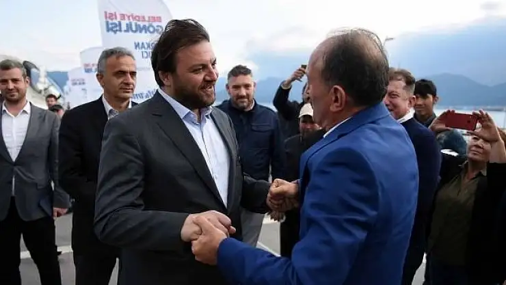 Marmaris'te Bağımsız Aday Saatcı coşkusu