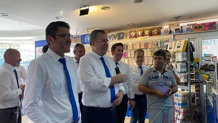 MAVİ GRUP BAŞKAN ADAYI ÇIRALI ÇARŞI ESNAFINI ZİYARET ETTİ