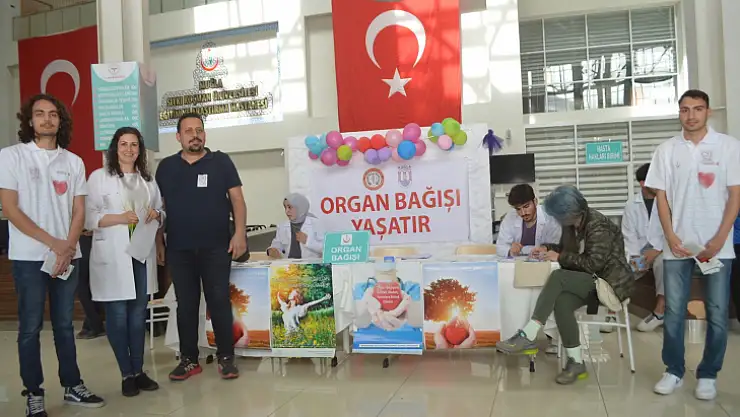MEAH'ta organ bağışı farkındalığı için stant kuruldu
