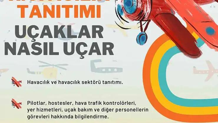 MENTEŞE BELEDİYESİ'NDEN ÇOCUKLARA 'HAVACILIK TANITIMI'