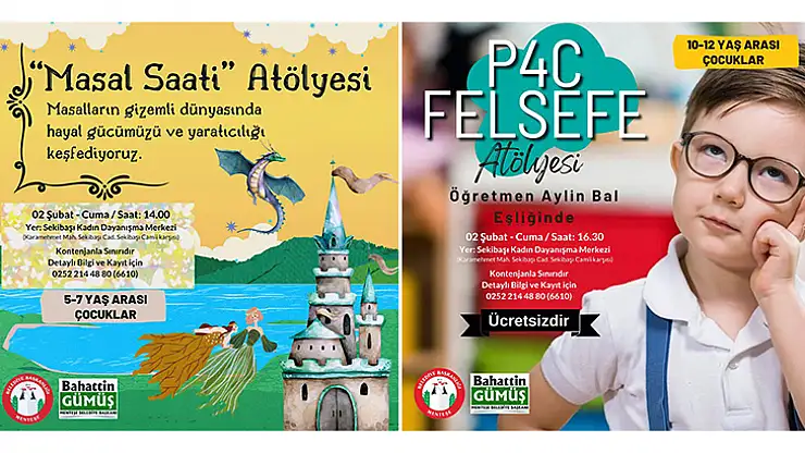 Menteşe'de Çocuklar İçin İki Etkinlik Birden