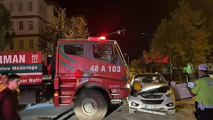 Menteşe'de trafik kazası: 1 yaralı