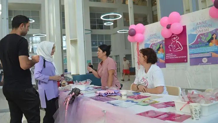 Menteşe Devlet Hastanesinde emzirme haftası etkinliği düzenlendi
