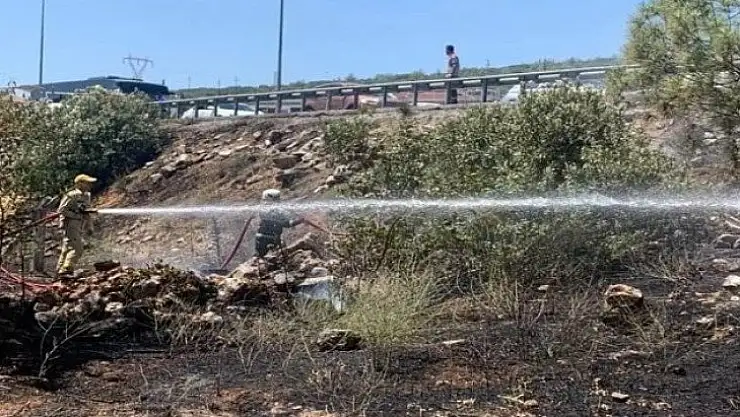 Menteşe merkezde iki ayrı yerde yangın