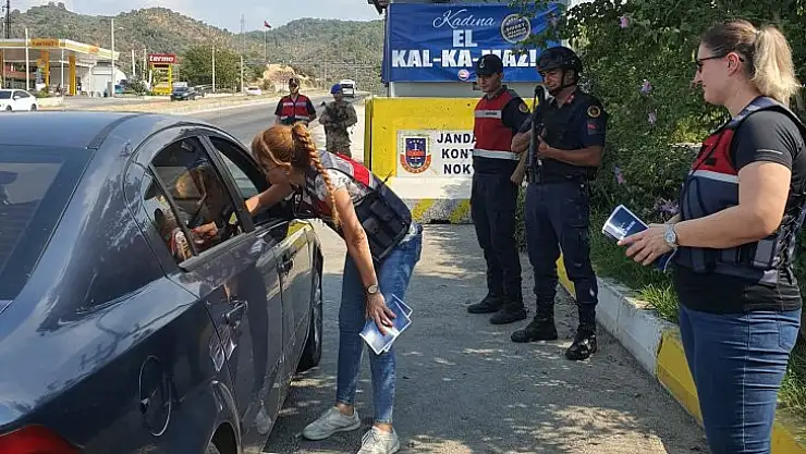 Milas'ta 475 araç sürücüsü ve yolcular bilgilendirildi