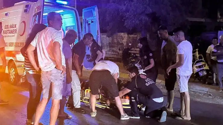 Milas'ta motosikletler kafa kafaya çarpıştı: 2 yaralı