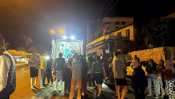 Milas'ta tırın çarptığı kadın ağır yaralandı