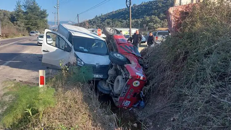 Milas'ta Trafik Kazası: 2 Yaralı