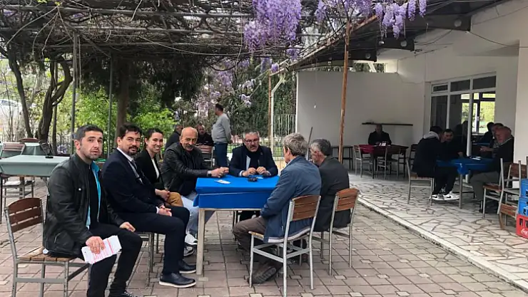 Milletvekili Adayı Yiğit Kavaklıdere'de Ziyaretlerde Bulundu