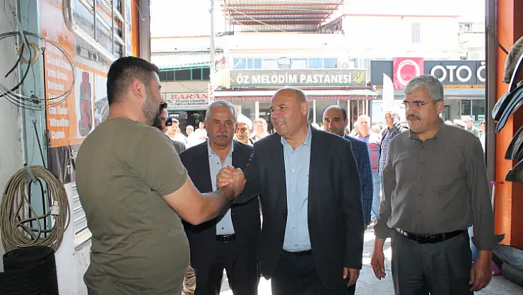 Milletvekili Adayı Otgöz Sanayi Esnafını Ziyaret Etti