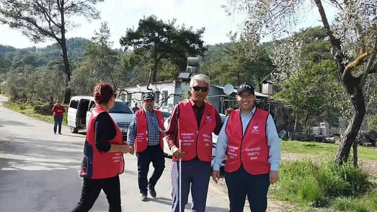 Milletvekili adaylarından mahalle ziyaretleri 