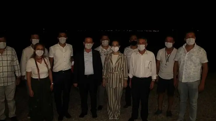 MİLLETVEKİLİ GÖKCAN HALK PLAJINI GEZDİ 