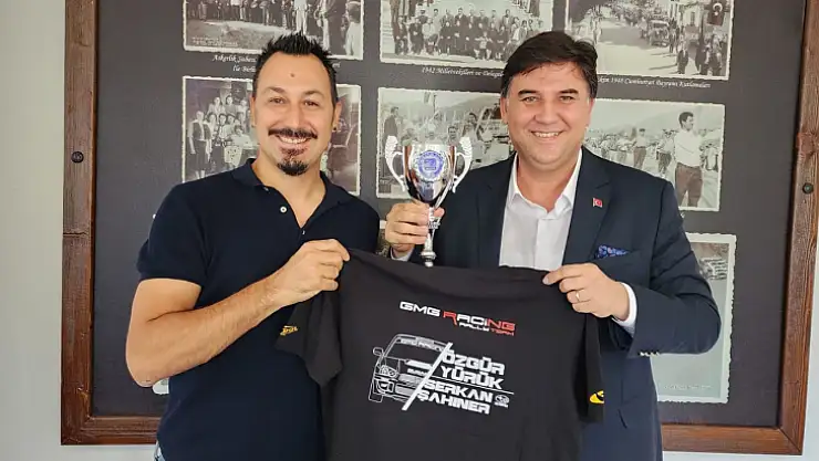 MİLLİ SPORCU SERKAN ÖZDEMİR VE ÖZGÜR YÖRÜK KARACA'YA ZİYARETTE BULUNDU