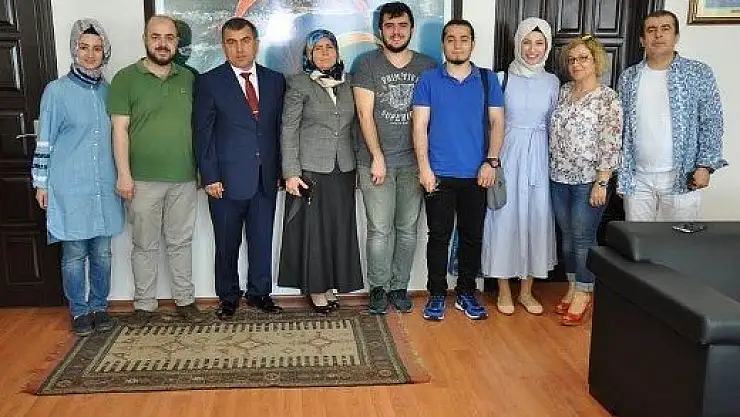 MİMARLIK BÖLÜMÜ ÖĞRENCİLERİNDEN KAYMAKAMA ZİYARET