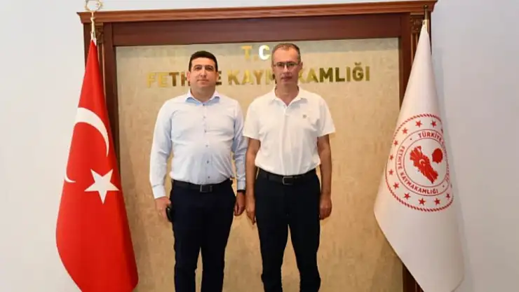 Müdür Küçüker'den Fethiye Kaymakamı Ertaş'a ziyaret