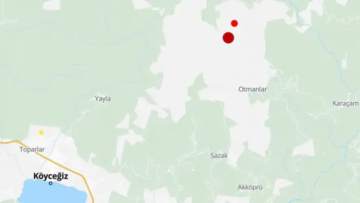 Muğla'da 3,4'lük deprem
