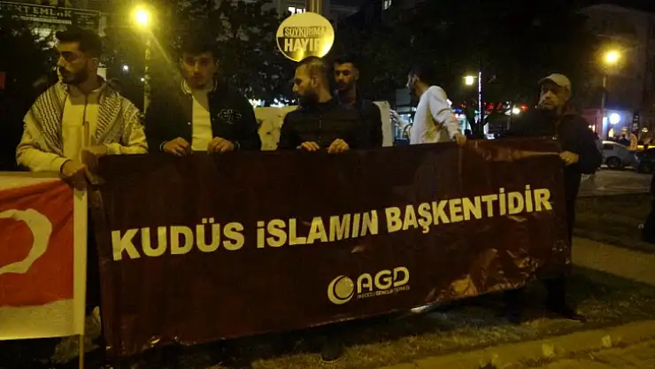 Muğla'da İsrail'in Gazze'ye saldırıları protesto edildi