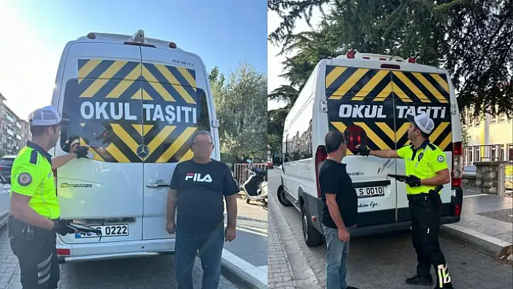 Muğla'da okul çevresi ve servis araçları denetlendi