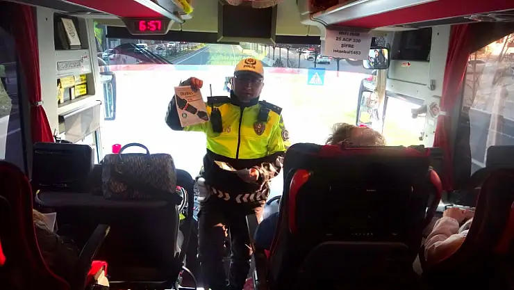 Muğla'da Otobüslerde Kemer Denetimi Yapıldı