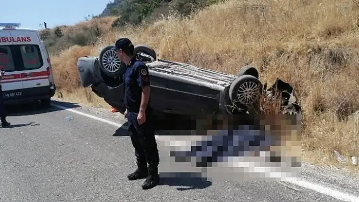 Muğla'da otomobil takla attı: 1 ölü, 4 yaralı