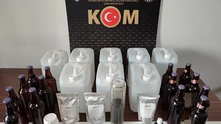 MUĞLA'DA, SAHTE ALKOL OPERASYONU
