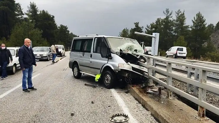 Muğla-Denizli karayolunda kaza: 1 yaralı