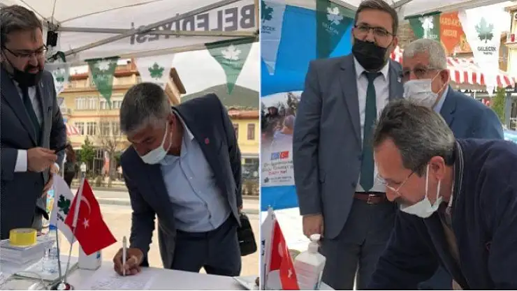 Muğla genelinde devam eden imza kampanyasına ilgi yoğun