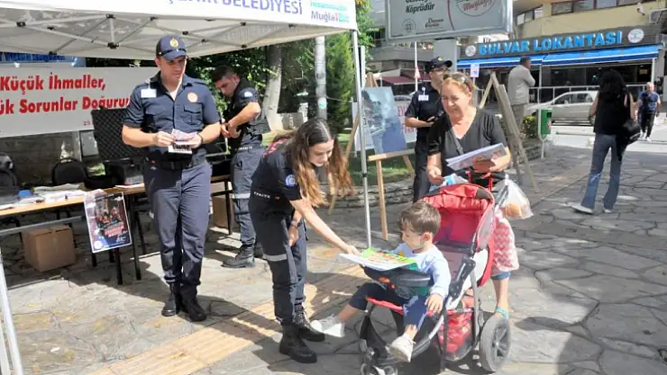 Muğla halkına itfaiyecilerden anlamlı tanıtım