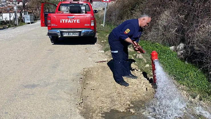 MUĞLA İTFAİYESİ BİN 631 HİDRANT KURULUMU GERÇEKLEŞTİRDİ