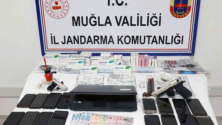 MUĞLA JANDARMASINDAN 'KÖKÜNÜ KURUTMA' OPERASYONU