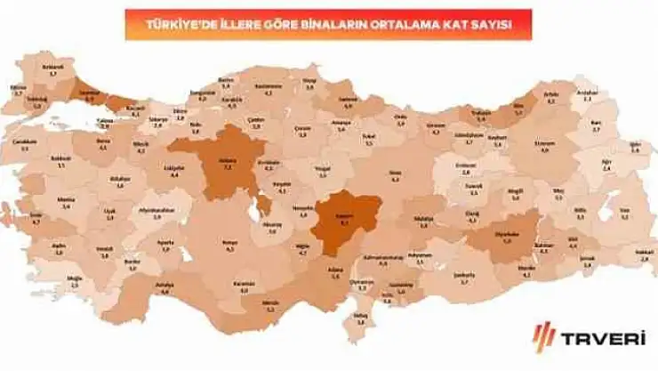 MUĞLA'NIN BİNA KAT SAYISI ORTALAMASI 2,5 OLDU