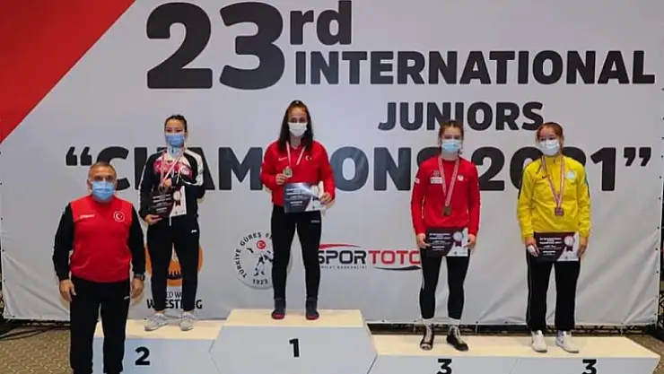 Muğla'nın gururu Selvi İlyasoğlu altın madalyayı kazandı