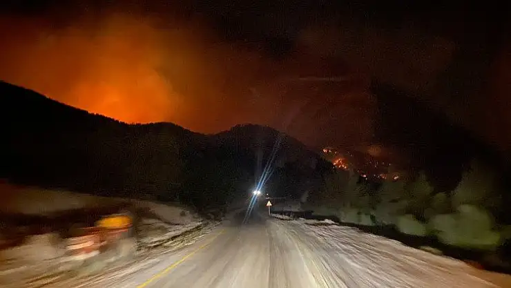 Muğla Seydikemer'de halk yangınlara karşı seferber oldu