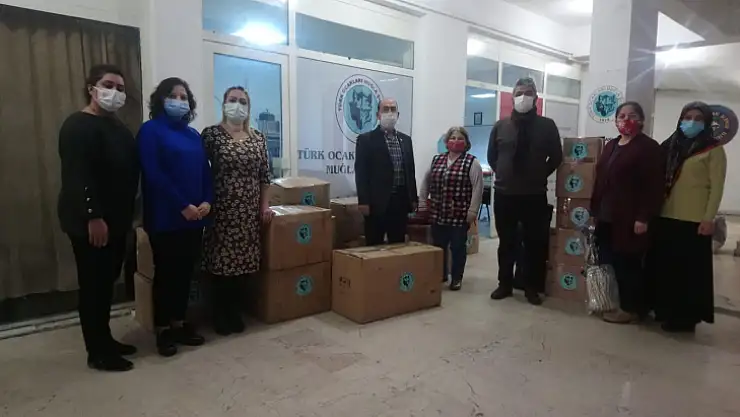 Muğla Türk Ocakları'ndan Şemdinli'ye yardım 