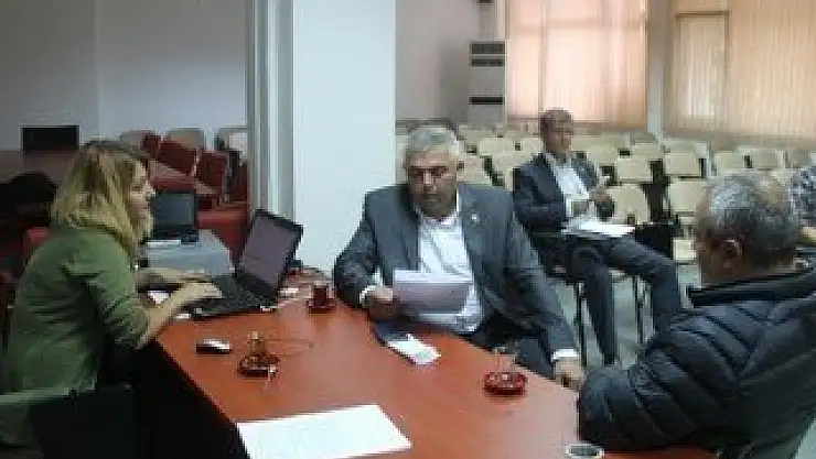 Muhtarlara anket çalışması yapıldı 