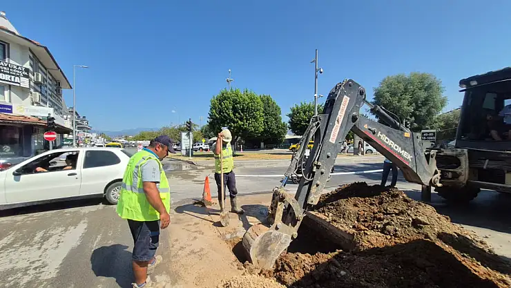 Muski Ekiplerinden  Arızaya Hızlı Müdahale