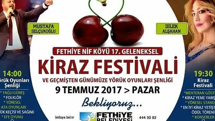 Nif Kiraz Festivali bu yıl da dolu dolu