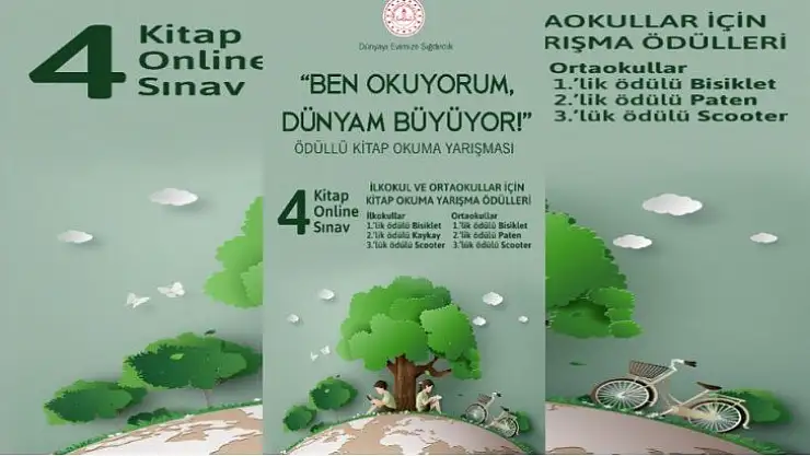 Ödüllü kitap okuma yarışması 