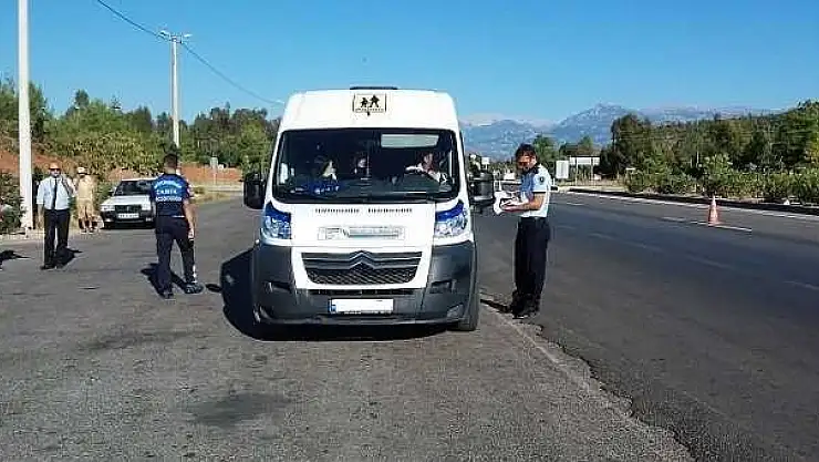 OKUL SERVİSLERİ DENETLENİYOR