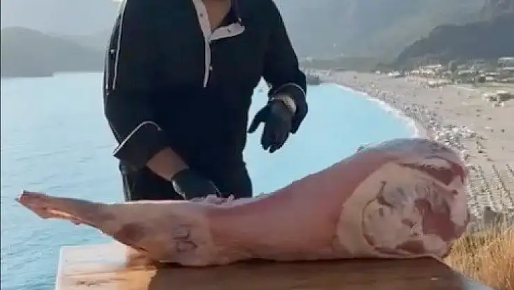 Ölüdeniz manzarasındaki et pişirme videosuyla müşterileri ikiye katladı