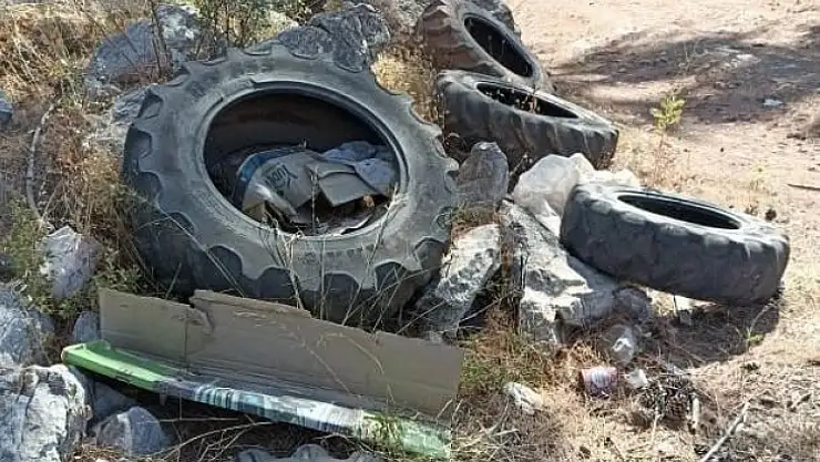 Ormana çöp atanlara ceza yağdı