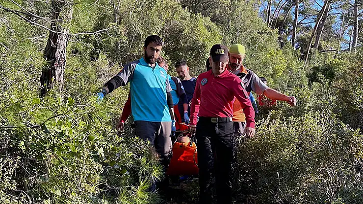 Ormanda Yaralanan Vatandaş İçin Ekipler Seferber Oldu