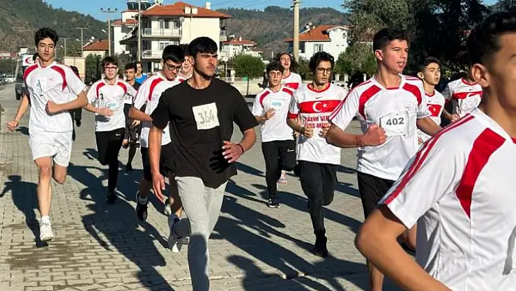 Ortaca'da Atatürk kır koşusu yapıldı