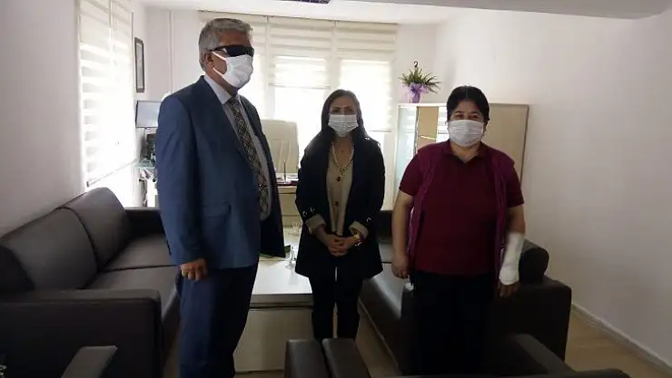 Özdemir'den Baki'ye hayırlı olsun ziyareti