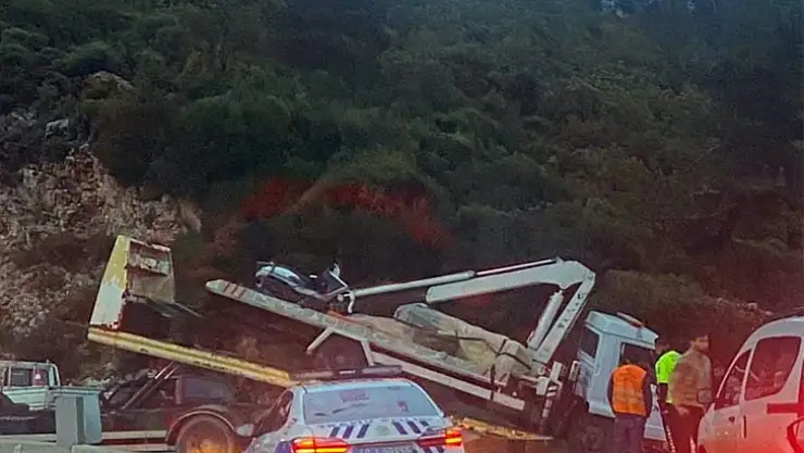 Özel kurtarıcı kaza yaptı