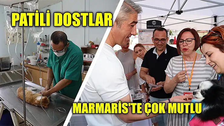 Patili Dostlar Marmaris'te Çok Mutlu