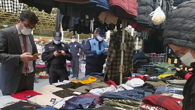 Pazar esnafına HES kodu denetimi