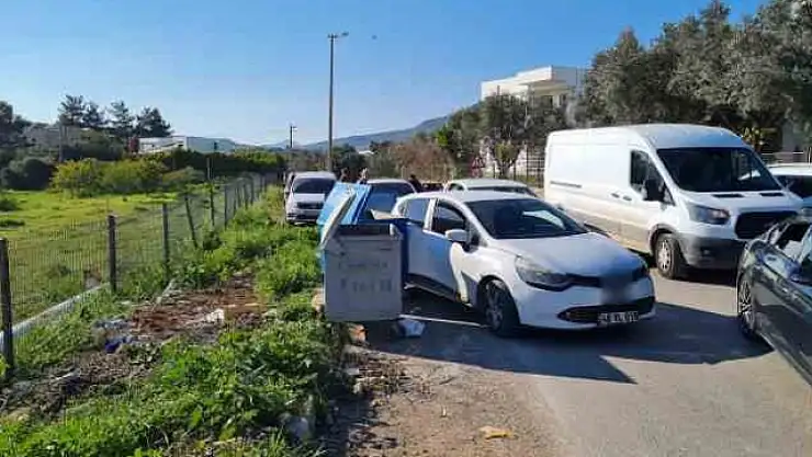 POLİSTEN KAÇARKEN KAZA YAPTI, KOVALAMACA SONUCU YAKALANDI