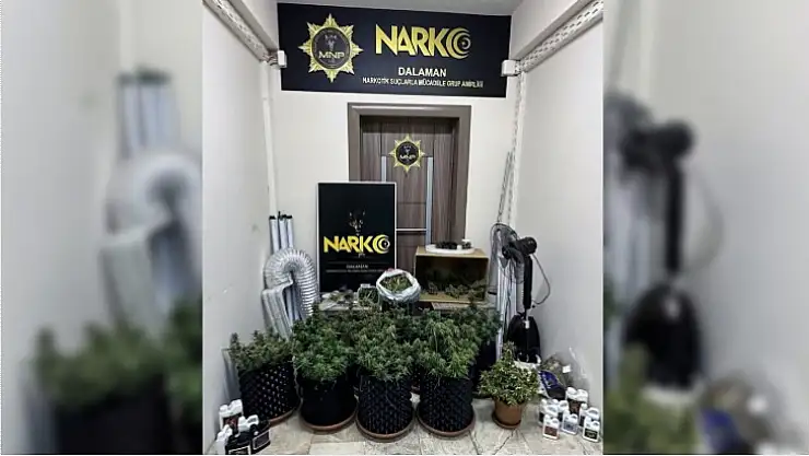 Polisten Ortaca'da evde uyuşturucu üretimine operasyon