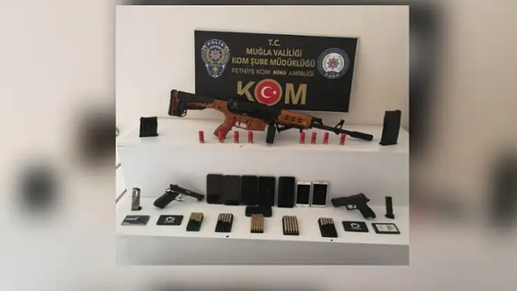 Ruhsatsız silah operasyonu: 5 gözaltı